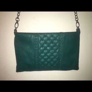 Charming charlie teal crossbody bag